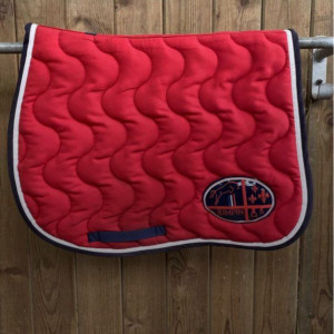 Tapis de selle  jump’in rouge (cheval) occasion