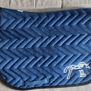 Tapis de selle Pénélope Leprevost bleu (cheval) occasion