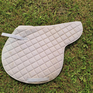 tapis de selle blanc occasion