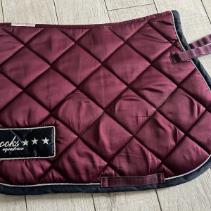 Tapis de selle Spooks bordeaux occasion