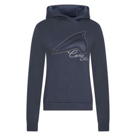 Sweat Eurostar à capuche esliana navy (M) neuf