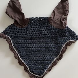 Bonnet équitation HKM bleu (cheval)