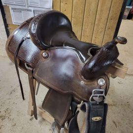 Selle Western style ranch 16 pouces