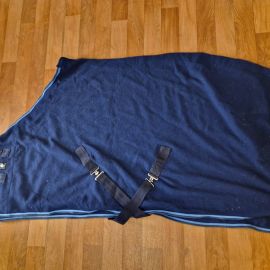 Chemise Riding World polaire bleu 125 cm