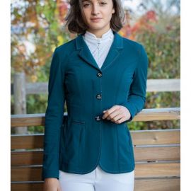 Veste de concours Pénélope Paris Soft bleu canard (14 ans) neuf