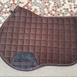 Tapis de selle TdeT respirant marron