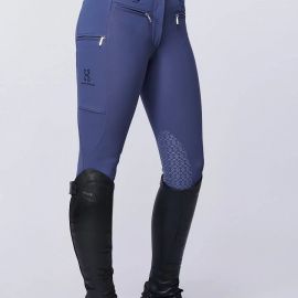 Pantalon équitation Sabbia Bianca venus gris bleu (34) neuf