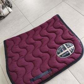 Tapis de selle Jump'in Bordeaux