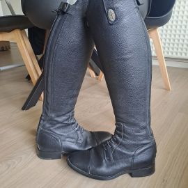 Bottes équitation cuir Façon (37)