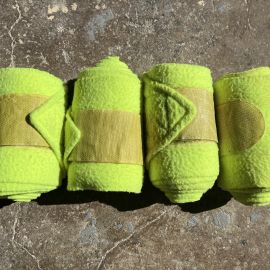 Bandes de polo X4 jaune (poney)