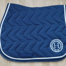 Tapis de selle Harcour bleu (cheval)