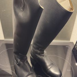 Bottes équitation Essensole Décathlon noir T41