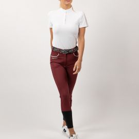 Pantalon équitation Harcour Jaltika bordeaux (34)