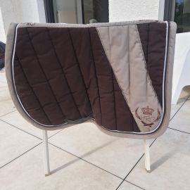 Tapis de selle Fouganza marron