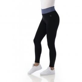 Legging équitation Equithème Tea noir / bleu (10 ans) neuf