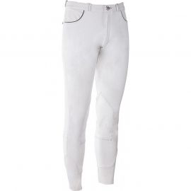 Pantalon équitation Equitheme verona blanc homme (46) neuf