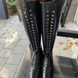 Bottes équitation QHP Hailey noir (38)