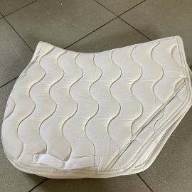 Tapis de selle Equithème blanc (poney)