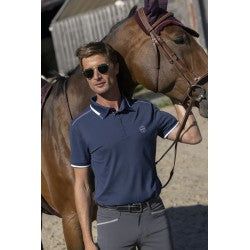 Polo Equithème léo blanc (S) neuf