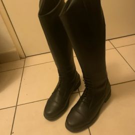 Bottes équitation HKM noir (39)