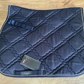 tapis de selle HKM bleu (neuf)