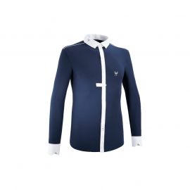 Chemise Horse pilot aerolight manches longues navy (M) neuf