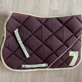 Tapis de selle Equithème marron