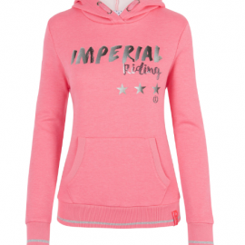 Sweat Imperial Riding avec capuche irhroyal diva pink (S) neuf