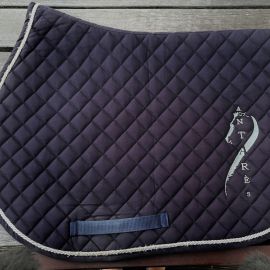 Tapis de selle Antares bleu marine