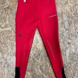 Pantalon équitation Le Sabotier Angele rouge (12 ans) neuf