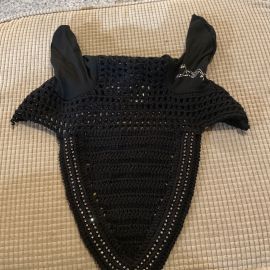 Bonnet Pénélope Leprovost noir strass (cob) neuf