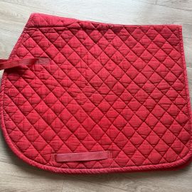 Tapis de selle rouge (Poney)