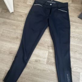 Pantalon Equithème bleu T44 (neuf)