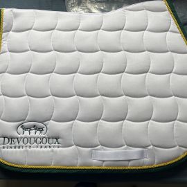 Tapis de selle Devoucoux Collectors blanc (neuf)