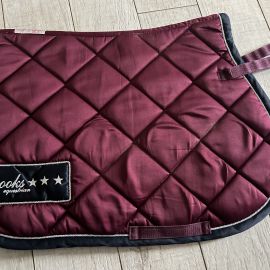 Tapis de selle Spooks bordeaux